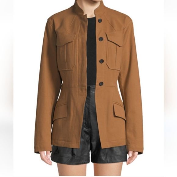 A.L.C. Tan Bomber Jacket - Picture 2 of 14